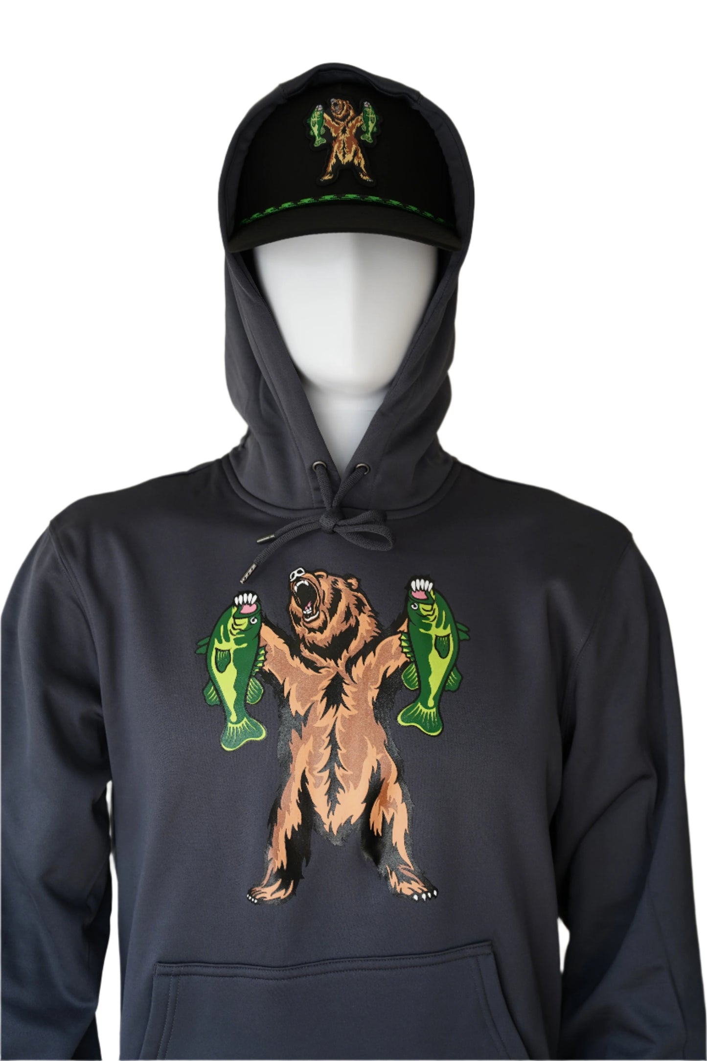 Bambuie Bear Unisex Sport-Wick® Fleece Hooded Pullover