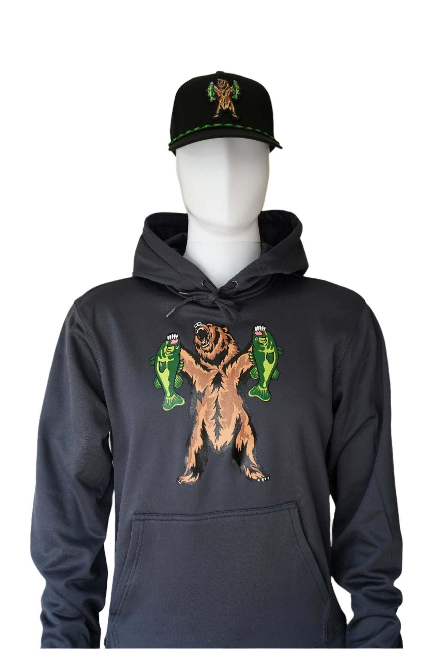 Bambuie Bear Unisex Sport-Wick® Fleece Hooded Pullover