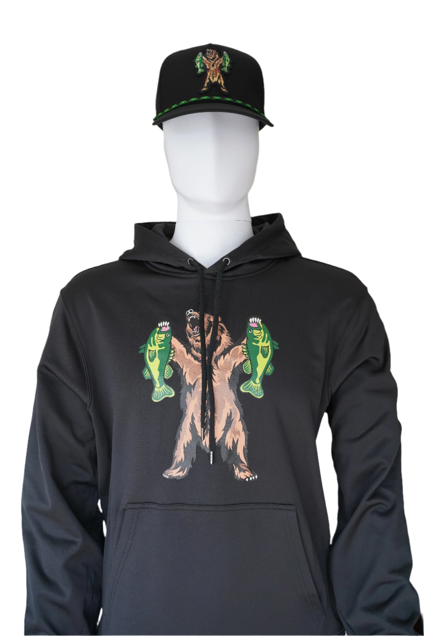 Bambuie Bear Unisex Sport-Wick® Fleece Hooded Pullover