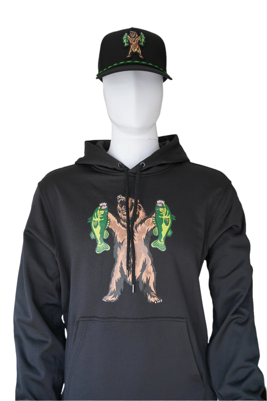 Bambuie Bear Unisex Sport-Wick® Fleece Hooded Pullover